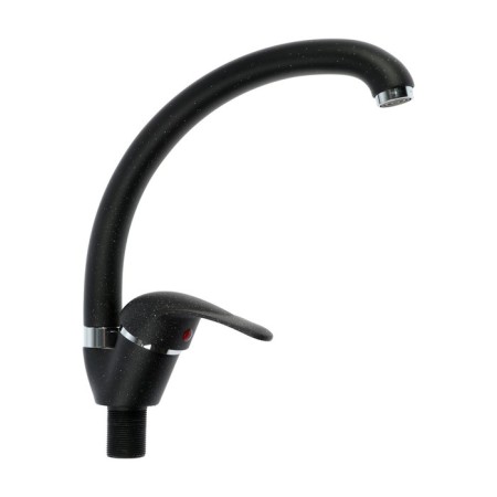 Cuisine mixer "Amur" BY 2010-01 S B Tye-2109, one-rod, pour 150 mm, black