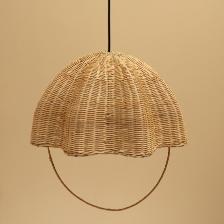 Ceiling Lamp from Rotan "Dika" 1x120W, E27, 50x50x50 cm-2