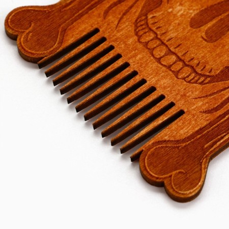 A comb for a beard in the “Skull” envelope 7.3 x 9.7 cm-5