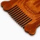 A comb for a beard in the “Skull” envelope 7.3 x 9.7 cm