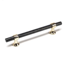 Cappio pk106 bracket handle, m/o 128 mm, d = 12 mm, plastic, graphite/gold color