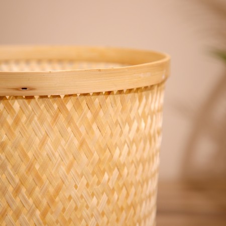 Wicker basket, from bamboo 35x35x43 cm-2