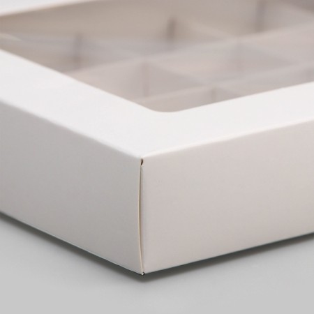 Folding box under 20 sweets, white, 17.7 x 22 x 3.5 cm-3