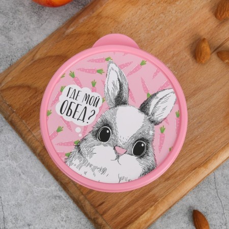 Lunch-Box Round "Where is my lunch?", 500 ml-2