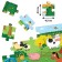 Puzzle “Collect, find, show. Blue tractor on the farm ", 35 elements