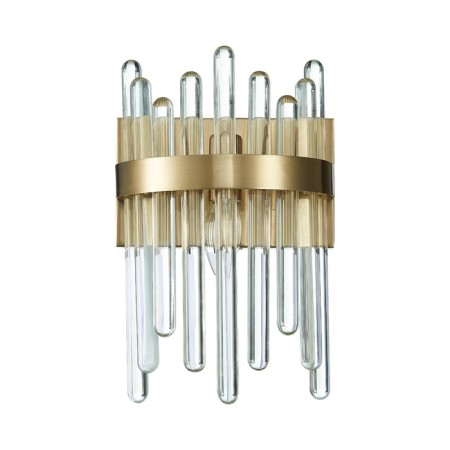 Sconces st. SL1167.301.01. Tellurio. 1x40 W, E14, 14x31 cm, brass color