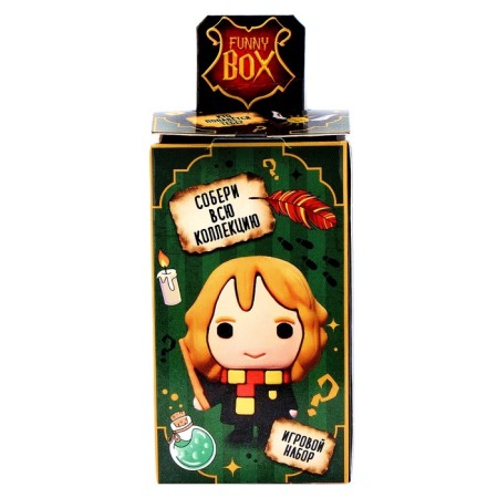 Toy - Funny Box Surprise "Wizards": children's keychain, stickers-7