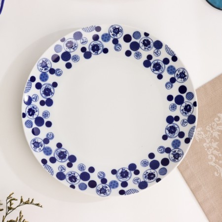 Plate "Romance Prose", D-240mm, Neo Gzhel