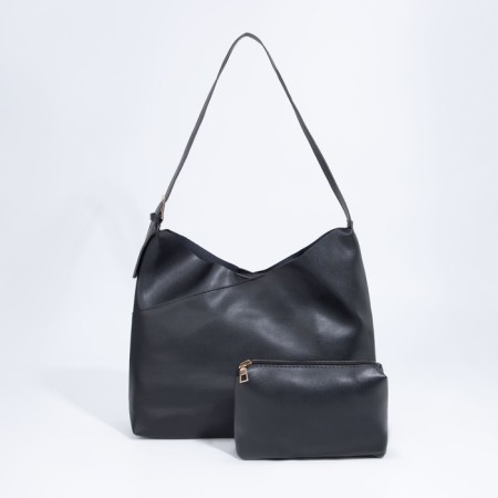 Magnet bag bag, lightning cosmetic bag, black color