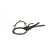 Electro -baking mystim Pearly Pete, silicone, black color, 14 cm