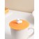 Silicone lid Silicone Lama Silicone, D = 10 cm, Orange color