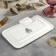Porcelain rectangular dish with a sausage of Wilmax Teona, 20 × 12 cm, white color