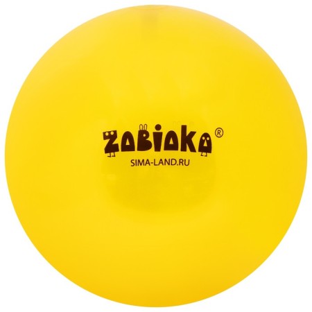 Children's ball zabiaka "tiger", d = 22 cm, 60 g, color mix-4
