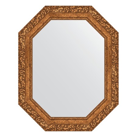 Mirror in the baguette frame, bronze vignette 85 mm, 60x75 cm