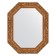 Mirror in the baguette frame, bronze vignette 85 mm, 60x75 cm