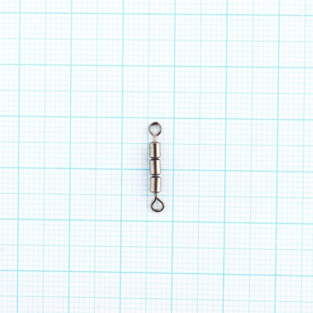 Вертлюг Волжанка Rolling Three Linking Swivels № 8, тест 19 кг, 5 шт-1