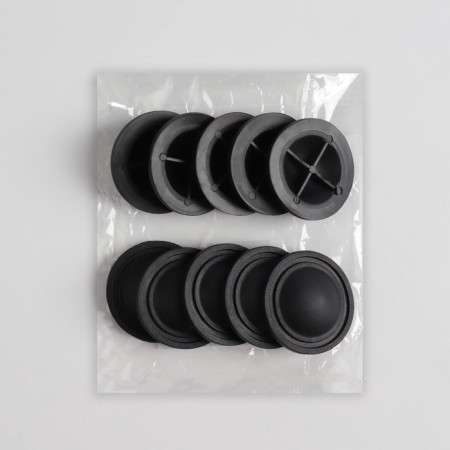Legs for a round suitcase D4*0.8 cm (nab 10pc price for nab) plastic black-5