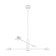 Freya FR5363CL-04W TACTIC, 845x845x775 mm ceiling lamp, GX53, 4x32W, white color