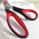 Scissors are universal, mowed blade, 11 ", 28 cm, color mix
