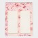 Box for 8 sweets and chocolate with cells, confectionery packaging, “pink flowers” ​​18 x 18 x 4 cm