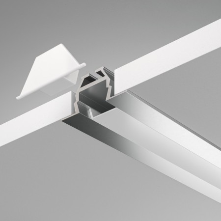 Aluminum profile Maytoni built -in 30x10 mm, 2 m, silver-1