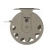 Inertial coil, metal, 2 bearings, diameter 7.5 cm, brown color, TL75A