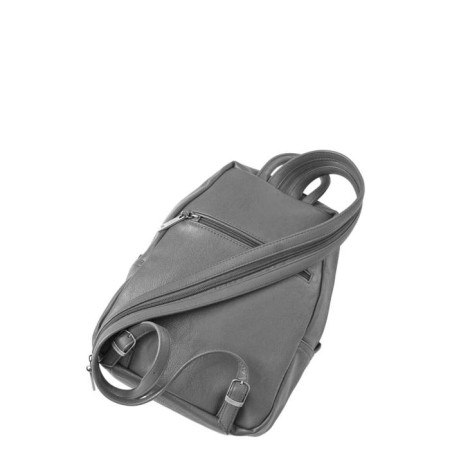 Backpack, lightning department, 2 outer pockets, gray color-1