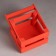 Kashpo wooden 12 × 11 × 9 cm "odnushka light", two -strip, red Dam beautifully