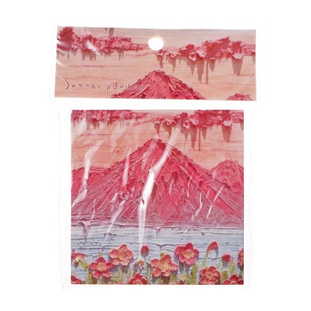 Block for entries 80 x 80 mm, 80 sheets mountain landscape zD-3