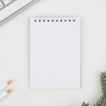 New Year. Notepad "And here is the New Year" A6, 40 l., Soft cover, on the crest-1
