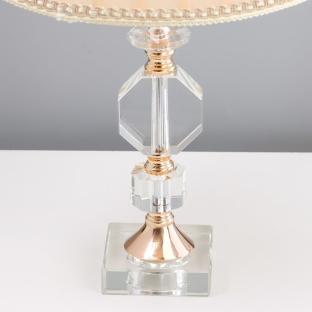 Hell lamp "Jacqueline" E27 40W gold 30x30x49 cm Risalux-3