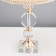 Hell lamp "Jacqueline" E27 40W gold 30x30x49 cm Risalux