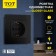 Single Tot Glossy Glass, 16 A, hidden, with salary, glass, black