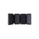 External battery 20,000 mAh, 10 W, with a folding solar panel, black