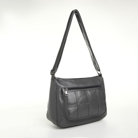 Women's bag with lightning, gray color-2