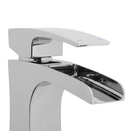 Aflorn AF19707-7 shell mixer, "waterfall", excess height 9.4 cm, brass, chrome-2