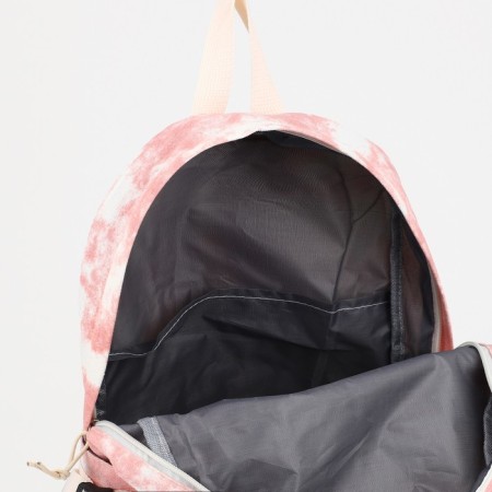 Young backpack from textiles on lightning, 3 pockets, pink color-5