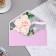 Envenue for money "On the wedding day!" Cutting, embossing, roses, 9.3x19 cm