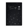 A5 sketchbook, 30 black sheets, "Star Night", density 70 gr., Mix