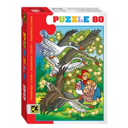 Puzzles "Favorite Heroes", 80 elements, mix-4