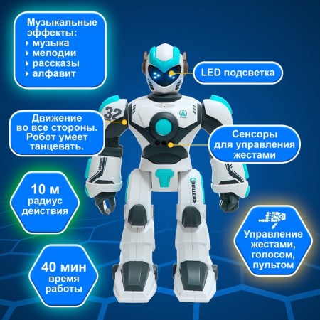 Attic robot, radio control, voice control, light, sound, with a battery-3