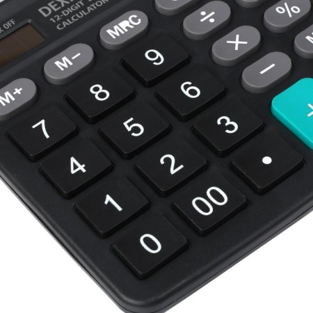Desktop calculator, 12 - discharge KK -838B, 145 x 183 x 43 mm-2