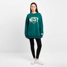 Women's sweatshirt MIST Old School size 46, green color