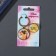 Set of keychain and icon "everything will be fine" 6x11 cm