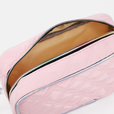Cosmetic bag with zipper, Powder color-2