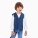 Vest for a boy, dark blue color, height 98 cm