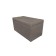 Puff with a lid and weighting, 800 × 400 × 420 mm, Bahama mitch, Ash color