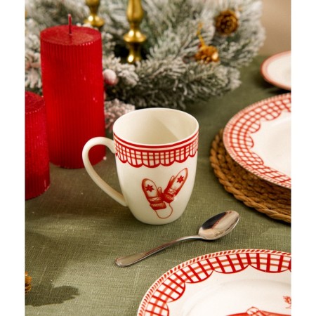 New Year's circle SL Home "Great Time", 400 ml, 9 × 10 cm, porcelain, white-6