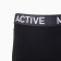 Female leggings, black color, size 46