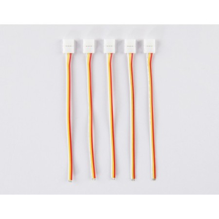 Flexible unilateral connector for LED tape 2835 12/24V (3 contacts) 150 mm GS7151, 5 pcs-2